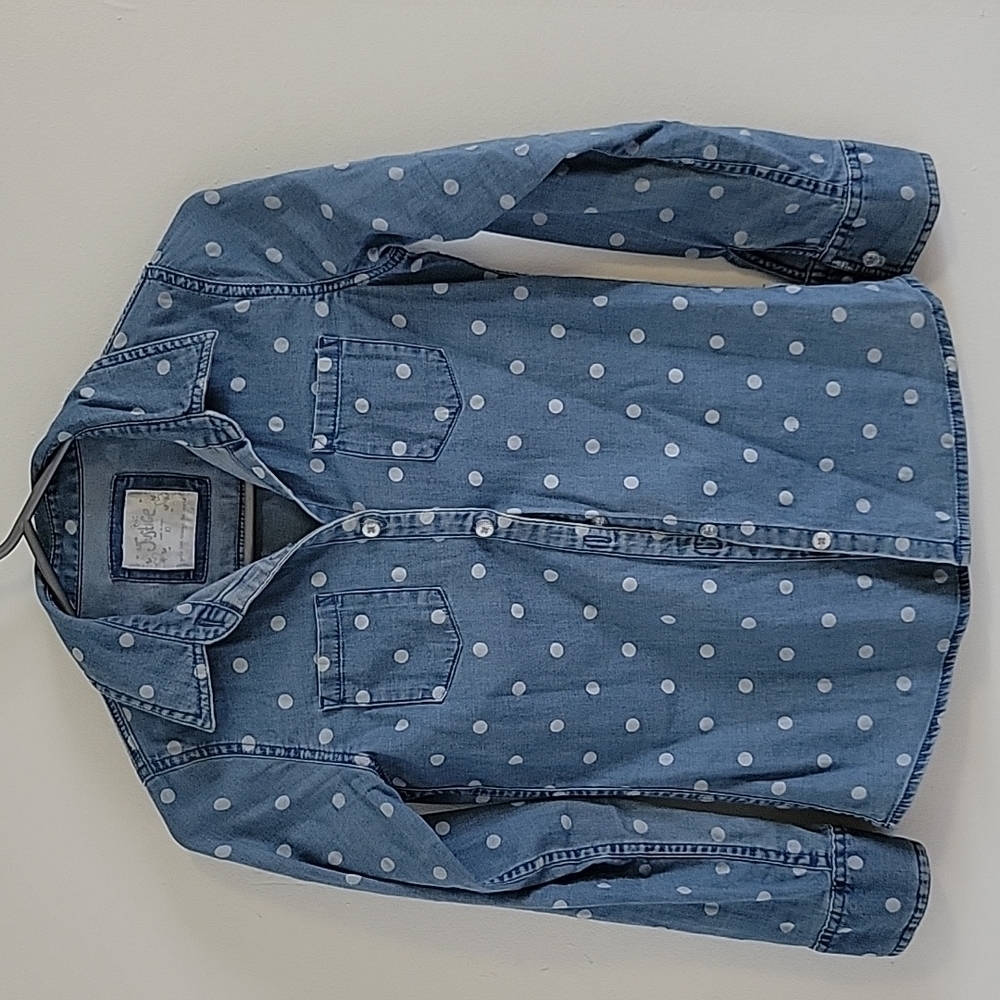 JUSTICE Girls Button-down Shirt US 9